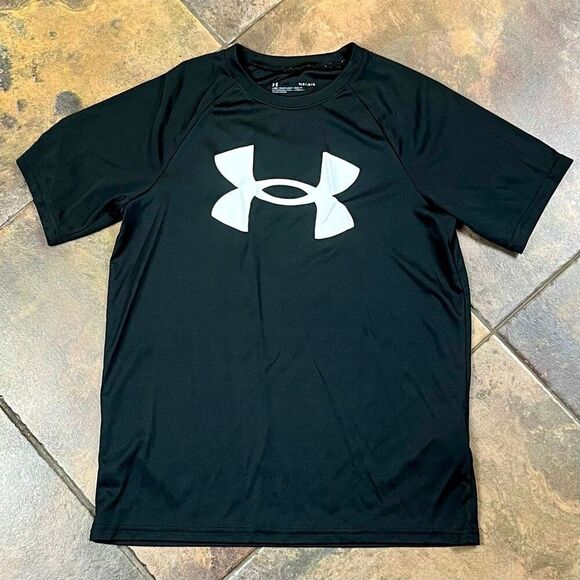 Under Armour Boy’s Tech Big Logo Short Sleeve YLG - Picture 3 of 7